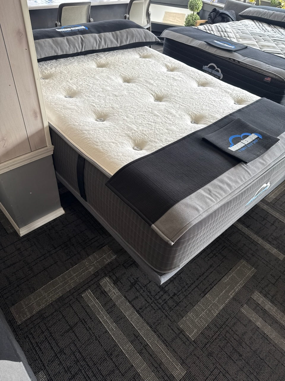 CLEARANCE- Full Size Floor Model Bargain Bedding Andrew Plus Cushion Firm Mattress