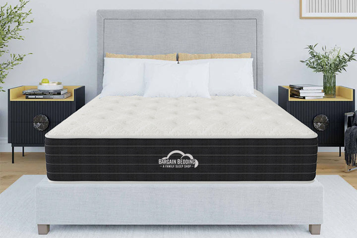 CLEARANCE- Full Size Floor Model Bargain Bedding Andrew Plus Cushion Firm Mattress