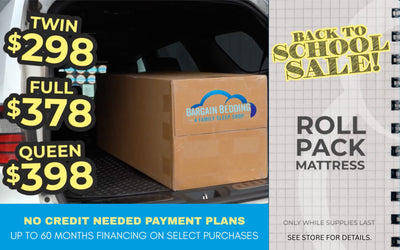 roll pack mattress sale!