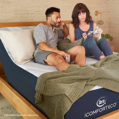 iComfort ECO Q35LTX Plush Pillow Top with latex by Serta